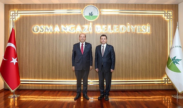Başkan Erkan Aydın, KKTC 5. Cumhurbaşkanı Ersin Tatar’ı Ağırladı